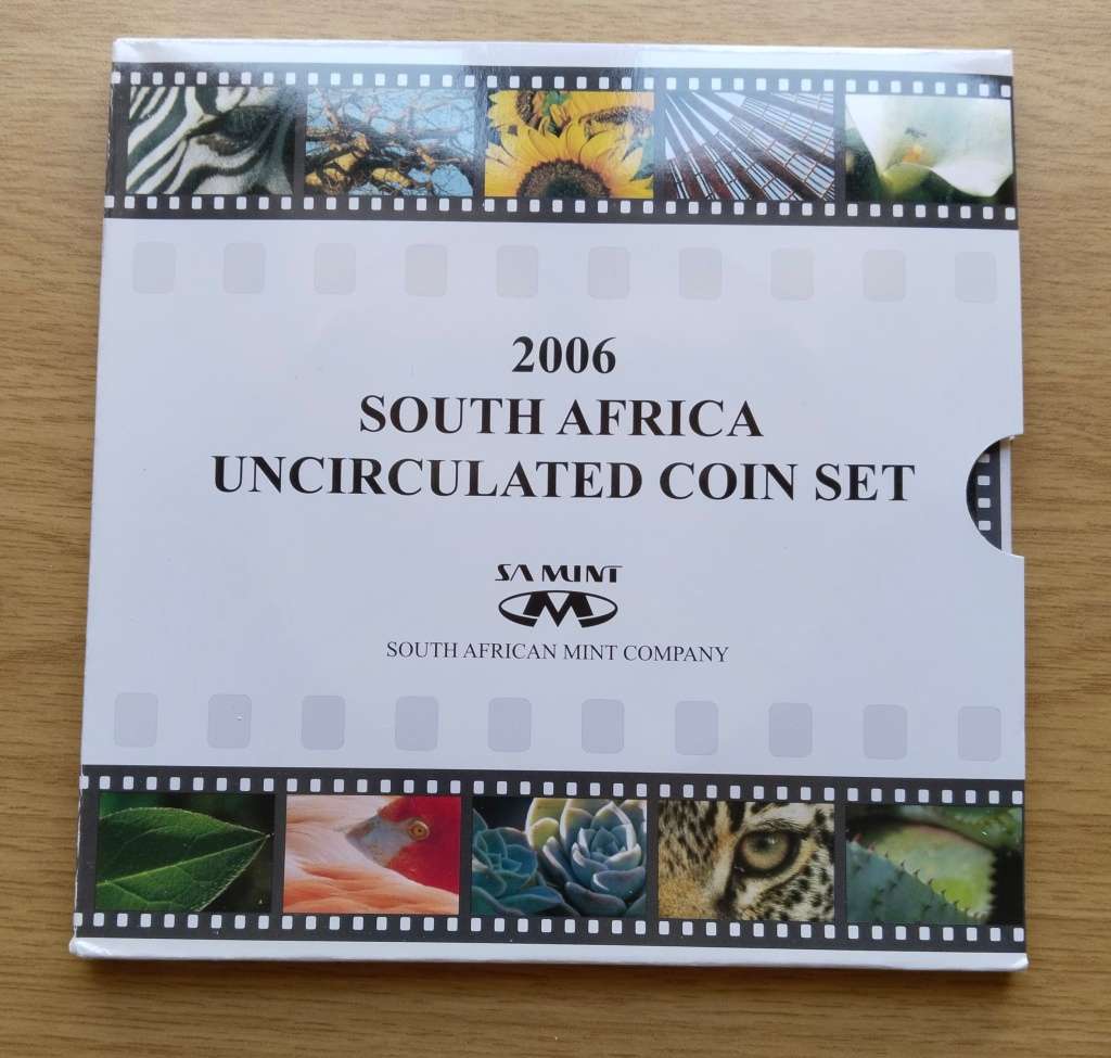 South Africa 2006 UNC Coin Set.