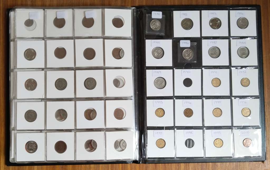 Collection of 166 Republic of South Africa coins with album. Some Good.