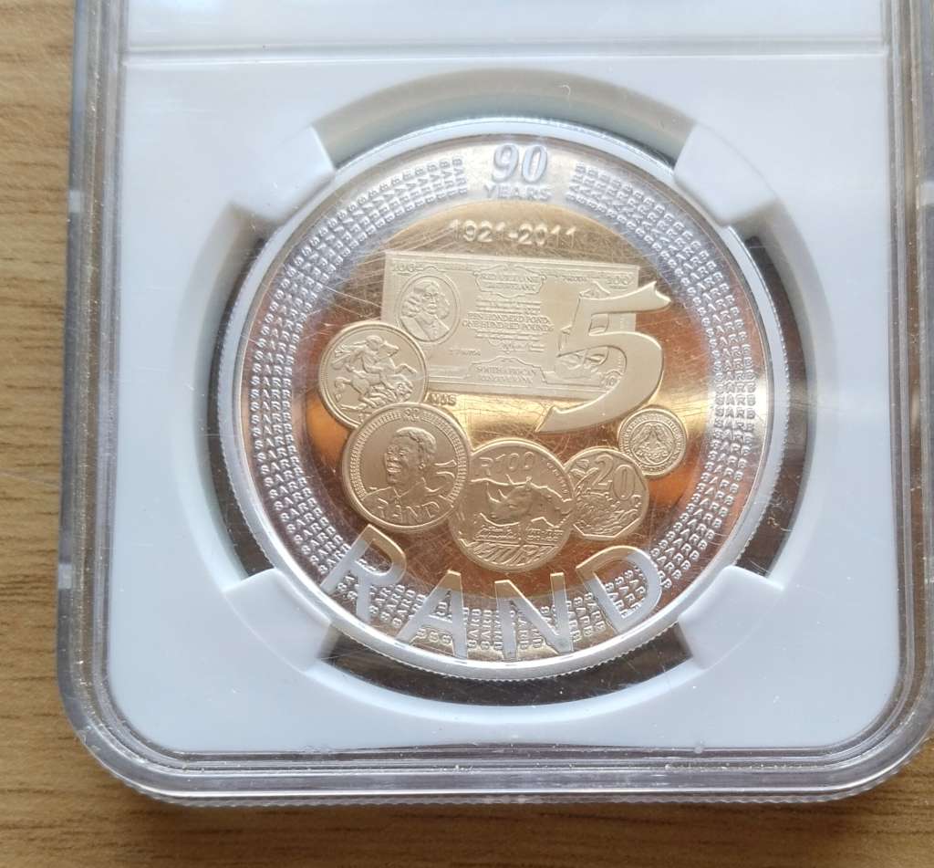 Nelson Mandela Sterling silver 2011 Proof 69 Ultra Cameo R5 NGC