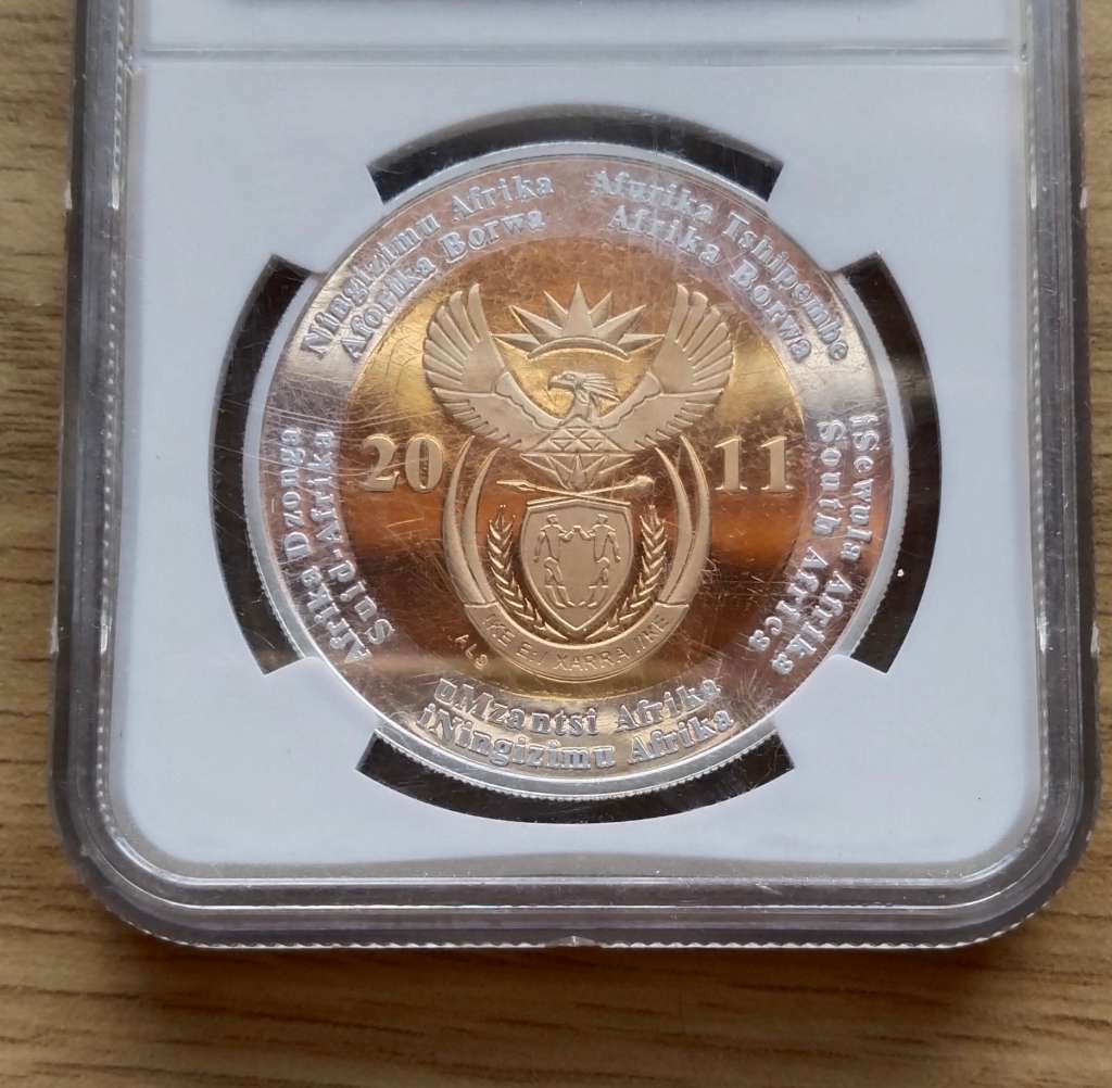 Nelson Mandela Sterling silver 2011 Proof 69 Ultra Cameo R5 NGC