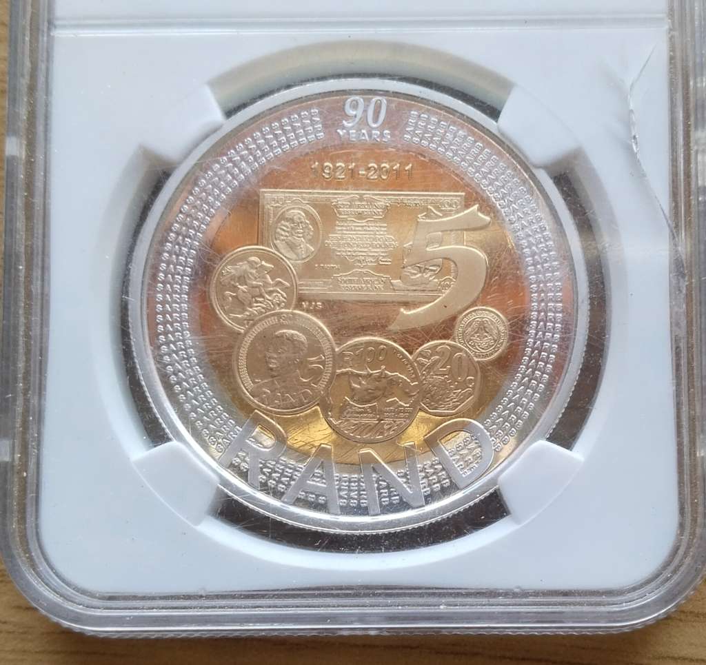 Nelson Mandela Sterling silver 2011 Proof 69 Ultra Cameo R5 NGC