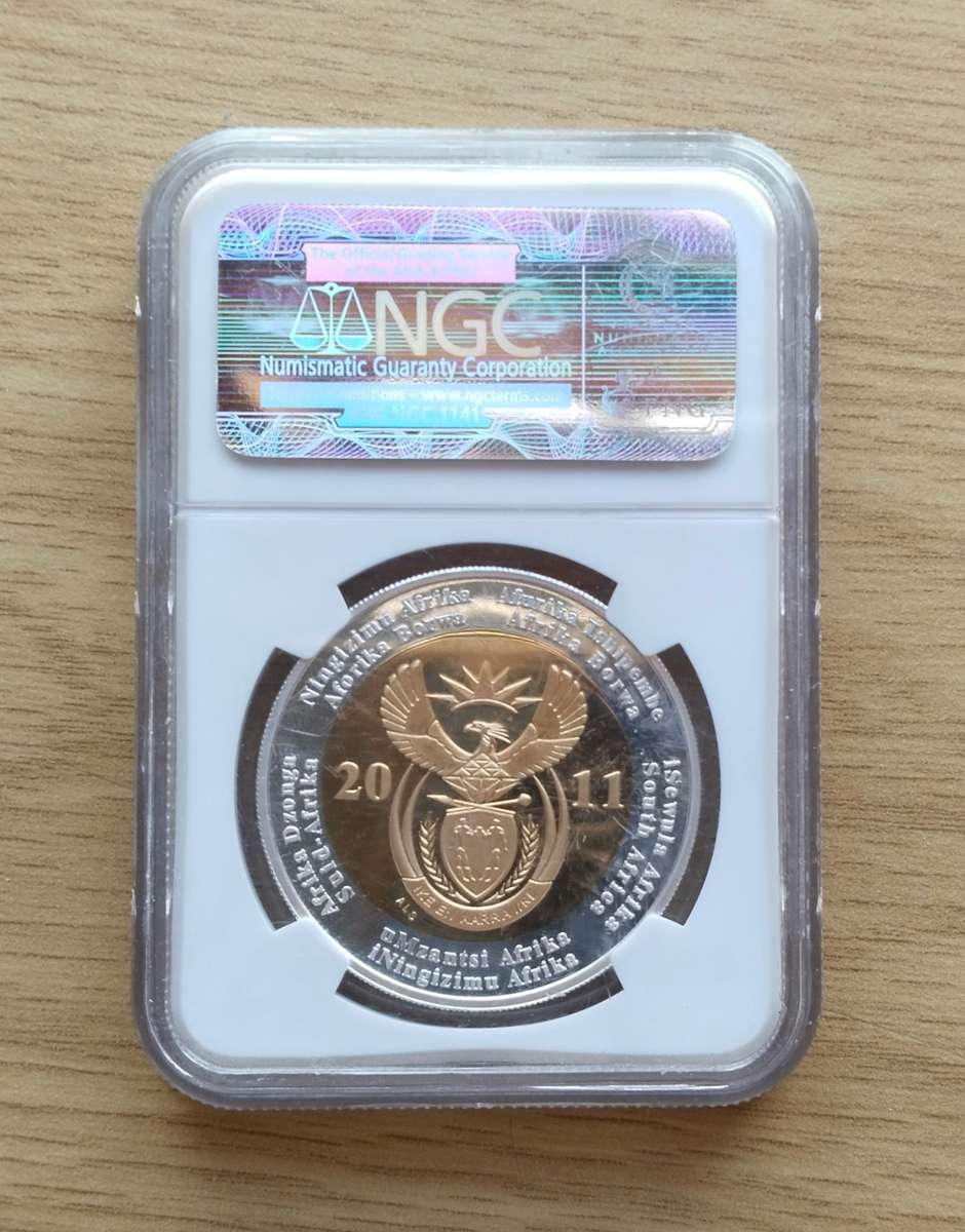 Nelson Mandela Sterling silver 2011 Proof 69 Ultra Cameo R5 NGC
