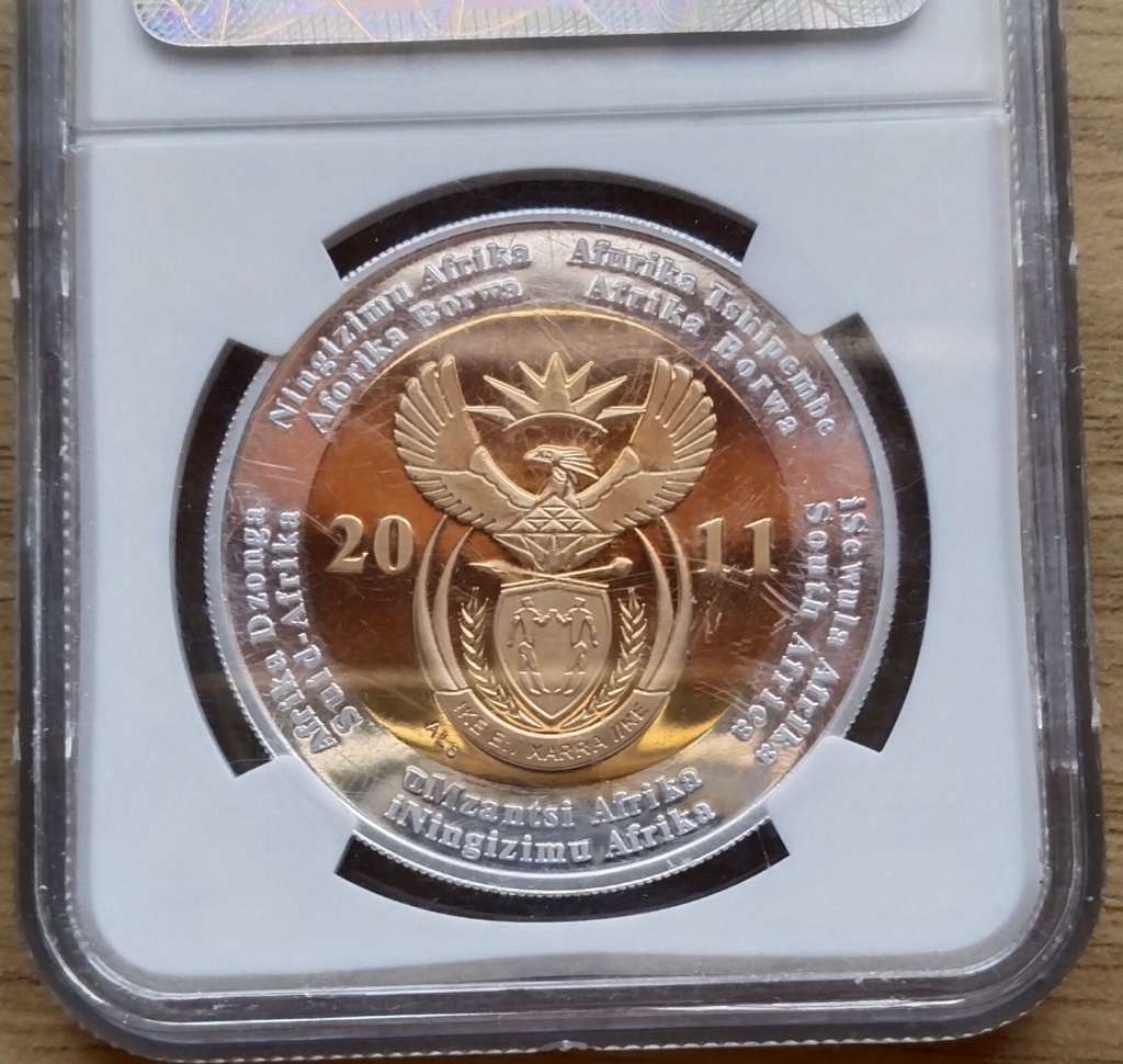 Nelson Mandela Sterling silver 2011 Proof 69 Ultra Cameo R5 NGC