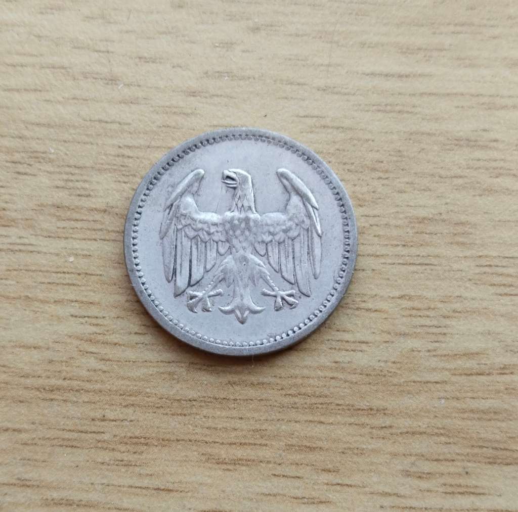 Deutsche Reich 1924 A Silver 1 Mark. Nice coin.