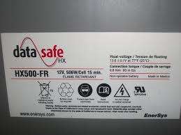 120Ah 12V Deep Cycle AGM Batteries - Enersys DataSafe HX500
