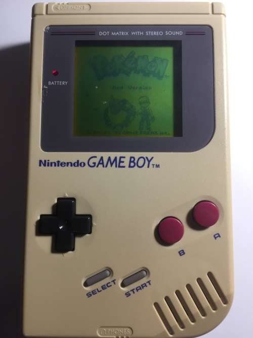 ORIGINAL GAMEBOY - Game Boy (DMG-01) with Pokemon Red (collectors item) - retro