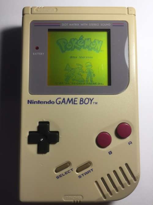 ORIGINAL GAMEBOY - Game Boy (DMG-01) with Pokemon Blue (collectors item) - retro
