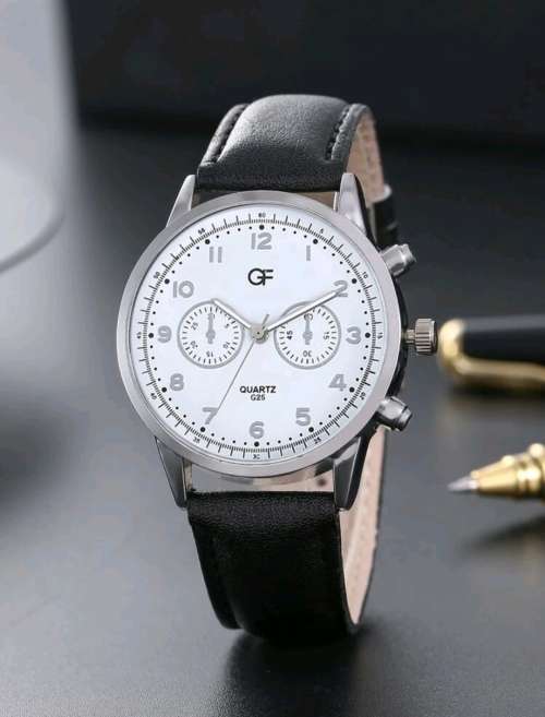 LEATHER STRAP WATCH