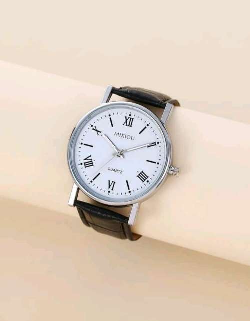 1 AUCTION For 2 LEATHER STRAP WATCHES!!! WORTH -R500