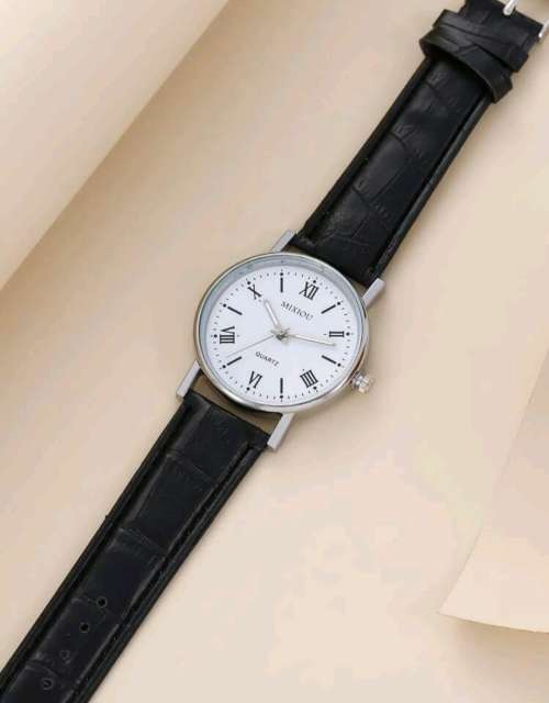 1 AUCTION For 2 LEATHER STRAP WATCHES!!! WORTH -R500