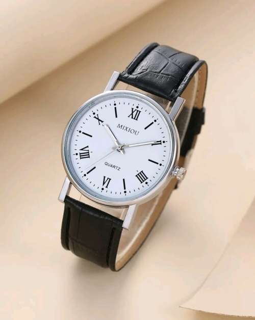 1 AUCTION For 2 LEATHER STRAP WATCHES!!! WORTH -R500