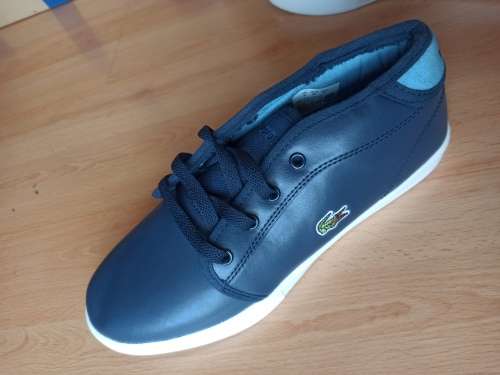 LACOSTE synthetic leather sneakers!!! retails at 1599