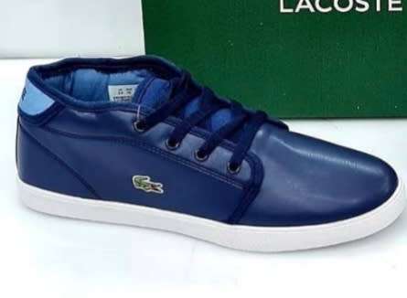 LACOSTE synthetic leather sneakers!!! retails at 1599
