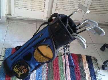 GOLF SET ( LITTLE TIGER BAG & fearless kids clubs putter)