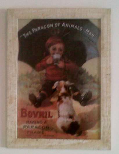 VINTAGE BOVRIL FRAMED PRINT