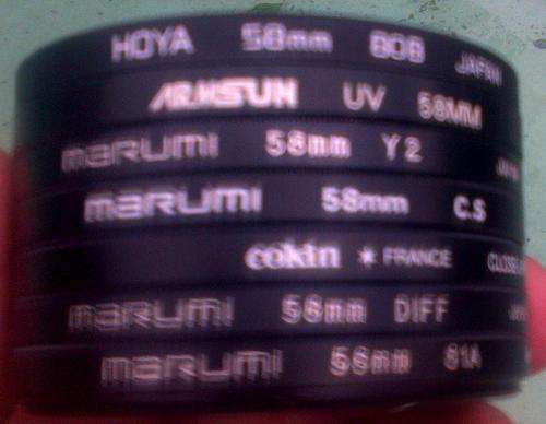 FILTERS 58mm , 7off  (JAPAN)