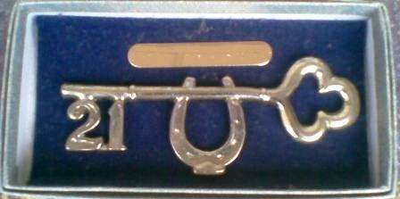 21st GOOD LUCK BRASS  KEY