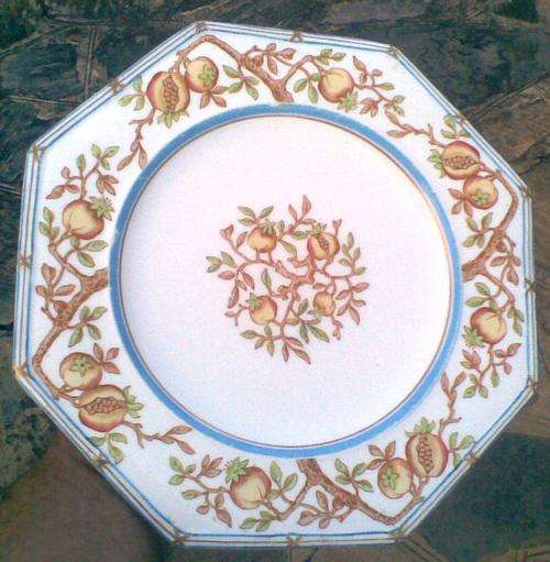 Antique Rare Wedgewood 8 sided Plate (1878-1891)