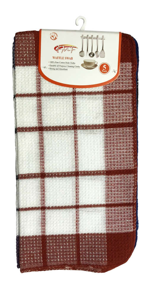 FMF 5 Pack Waffle Dish Swab 35x35cm