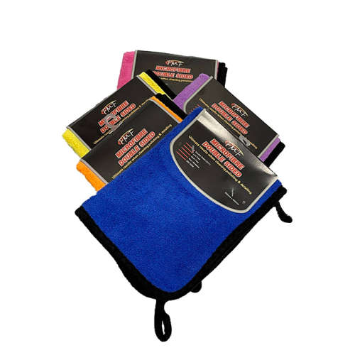 FMF 5 Pack Assorted Microfibre Double Sided 30cm x 40cm - 600 GSM