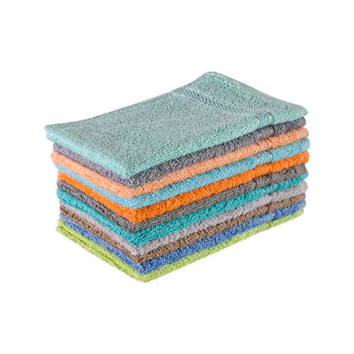 FMF 10 Pack Assorted Guest Towel 30 x 50cm