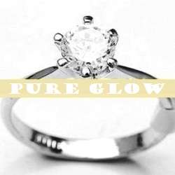 PRICE REDUCED! Stunning 1.00ct CZ Solitaire 18kr gold plated ring (Sizes 6+7)