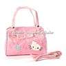 Small cute pink Hello Kitty girls handbag with glitter Hello Kitty face & embroidered heart & flower