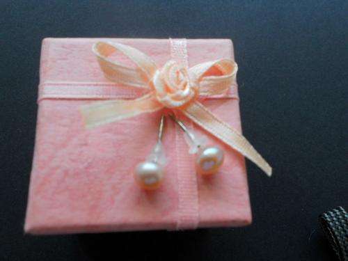 5-6mm lilac Akoya cultured pearl earring studs