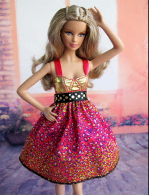 Barbie doll short dress cheap