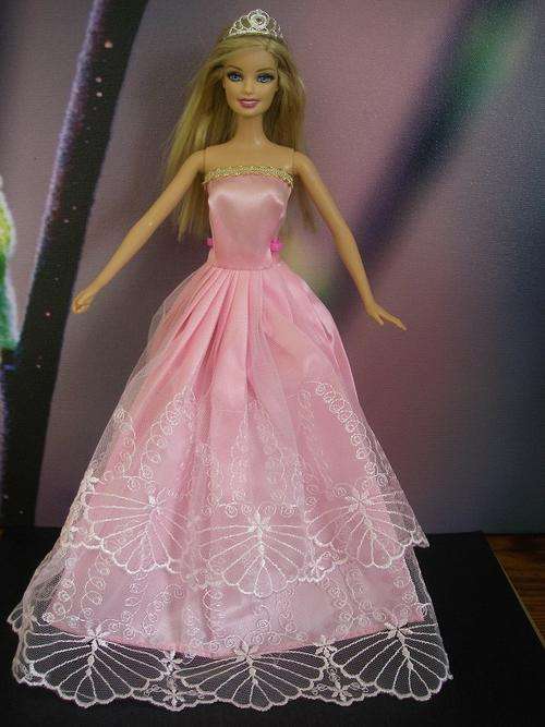 Barbie or Steffi Love dolls party dress, ball gown, evening wear, formal clothes