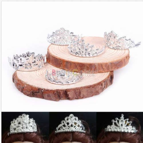 Little silver tiaras for Barbie or similar sized doll