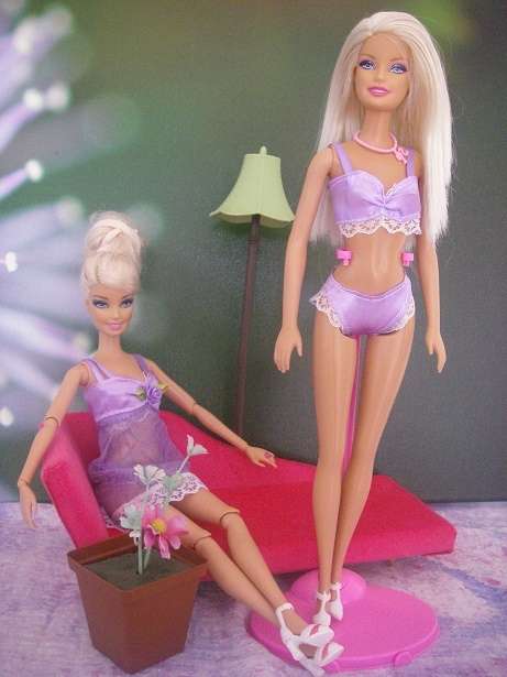 Lovely lilac 3 piece underwear set, nightie, pjs, sleepwear, panties, bra, camisole