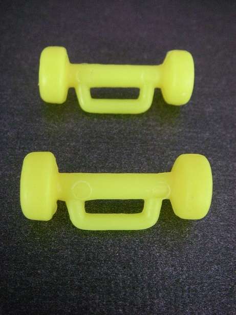 Barbie doll accessories, personal accessories, fitness weights dumbells