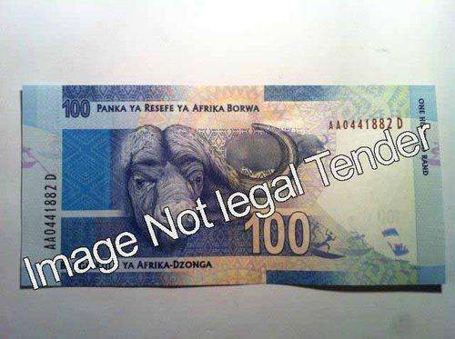 MANDELA NOTE AA 0441882 D Brand new