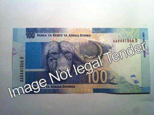 MANDELA NOTE AA 0441866 D Brand new