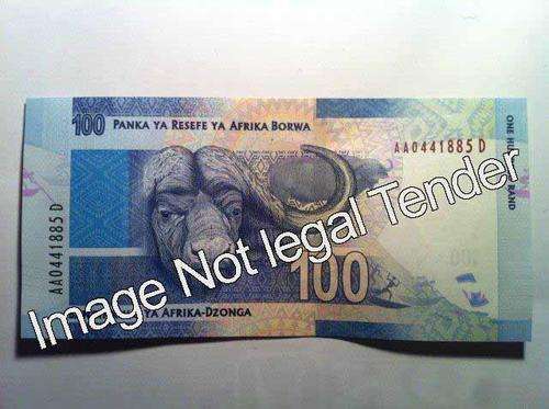 MANDELA NOTE AA 0441885 D Brand new