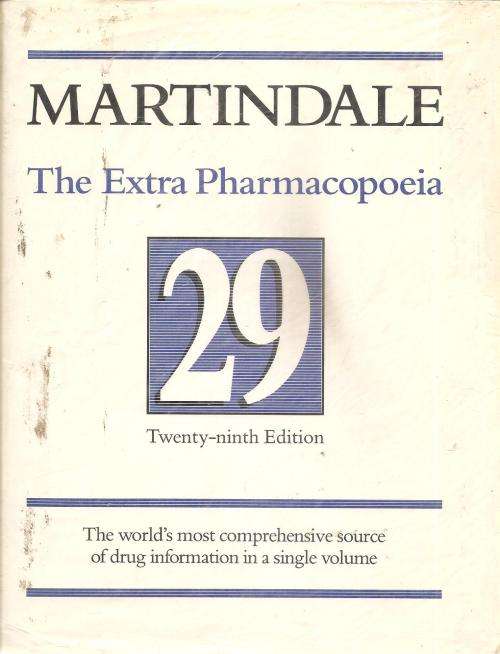 Martindale - The Extra Pharmacopoeia 29th Edition  Ed. James E. F. Reynolds