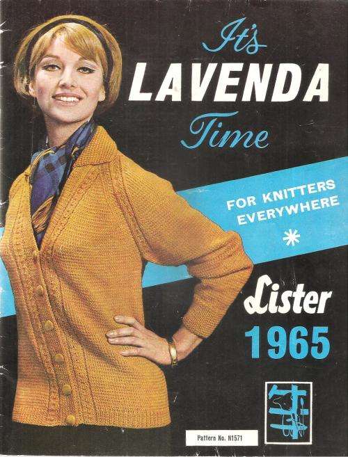 It`s Lavenda Time for Knitters Everywhere Lister 1956