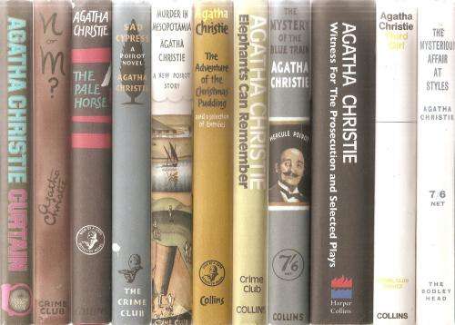 Agatha Christie 23 Volumes Hardcover reprint edition with original jackets