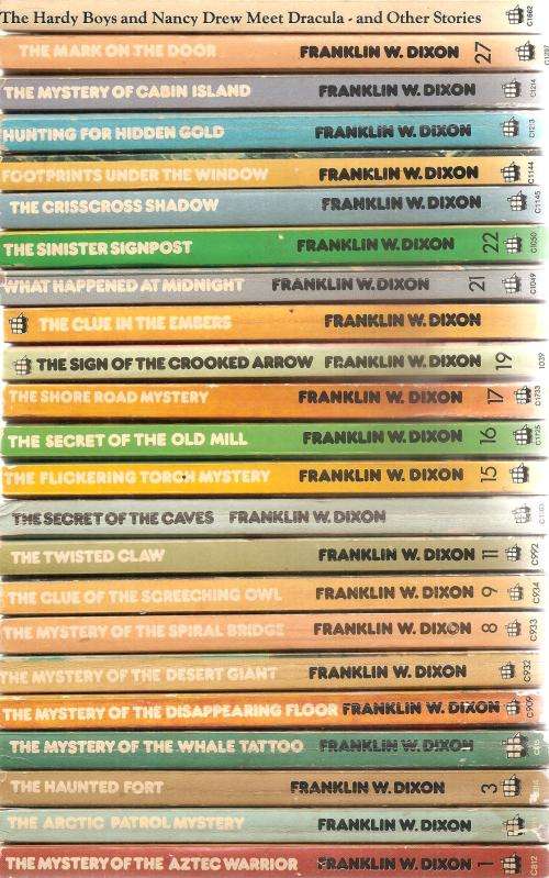 Classic Hardy Boys Books 45 softcovers  By: Franklin W. Dixon **In unread condition**