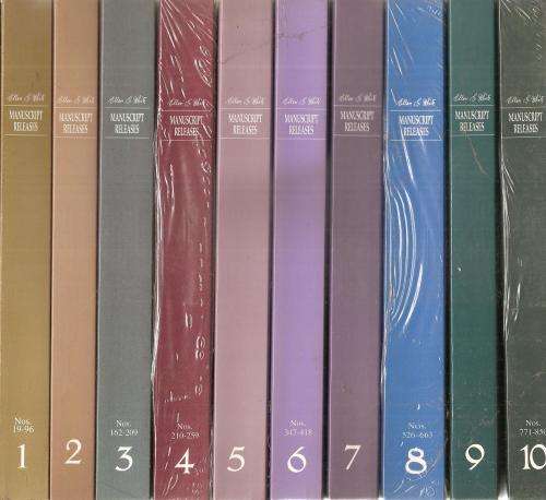 Ellen G. White - Manuscript Releases 21 Volumes