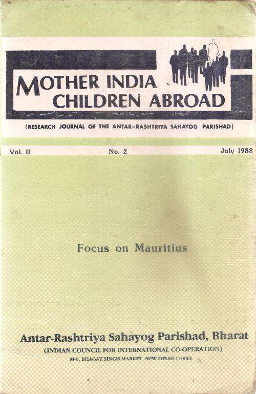 Mother India Children Abroad 3 Vols Ed. Vidya Sagar et al