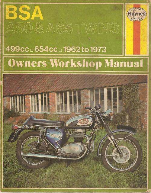 BSA A50 & A65 Twins - Owners Workshop Manual  By: Mark Reynolds