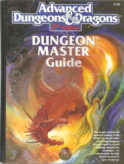 Advanced Dungeon & Dragons 2nd Edition Dungeon Master Guide & The Complete Paladin's Handbook