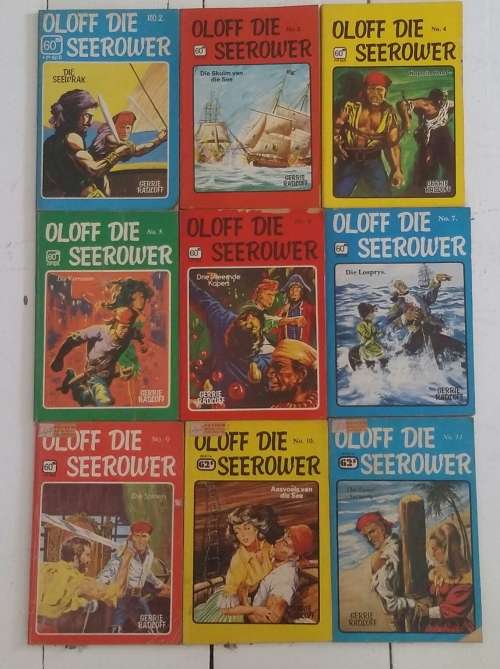 Oloff Die Seerower,  9 softcover editions