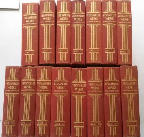 Versamelde Werke Van C J Langenhoven set of 15 published 1956