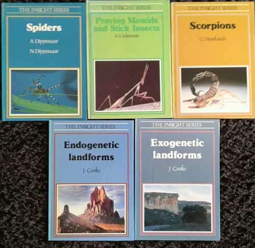 The Insight Series by De Jager & Haum, Spiders, Scorpions, Praying Mantis, Endogenetic/ Exogenetic