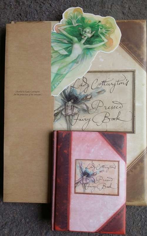 Lady Cottington's Pressed Fairy Book, large and small copy with original seal and fairy