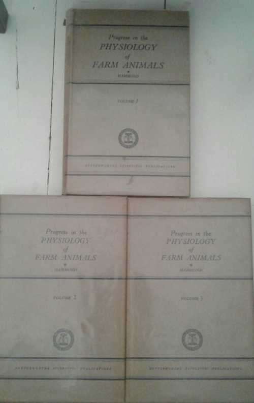 Progress in the Physiology of Farm Animals 3 Volume Set by J Hammond