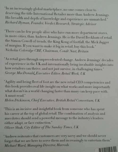 Almost is not good enough How to Win or Lose in Retail by Andrew Jennings